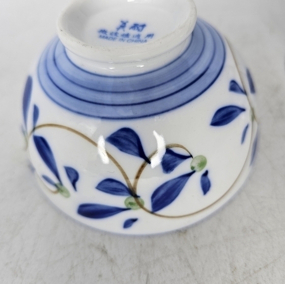 2 hand painted rice‎ bowls - Picture 5 of 10